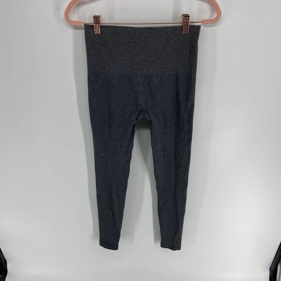 soma gray space dye loungewear midrise 7/8 length legging womens medium - Picture 2 of 3